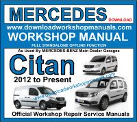 Mercedes Citan service repair workshop manual